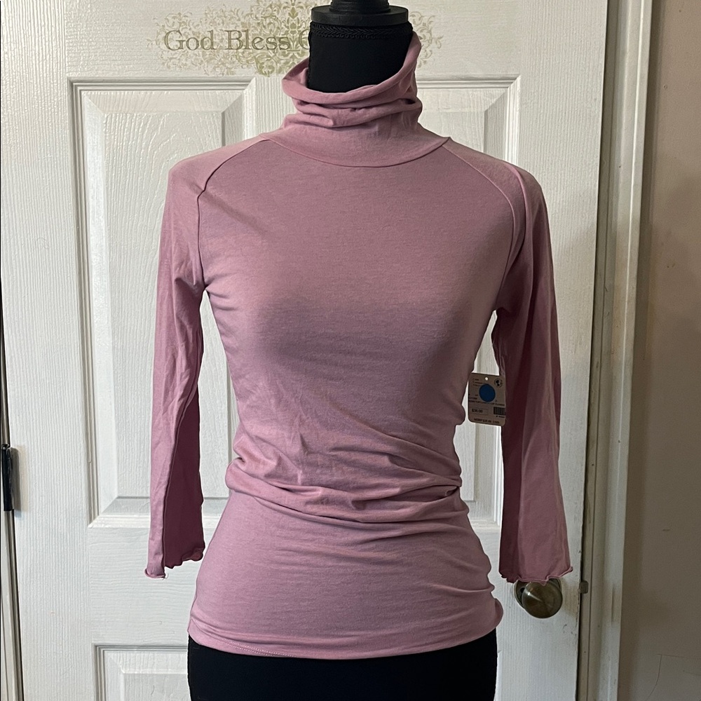 Free People Mauve Long Sleeve Top